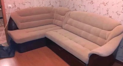 Перетяжка углового дивана. Козьмодемьянск